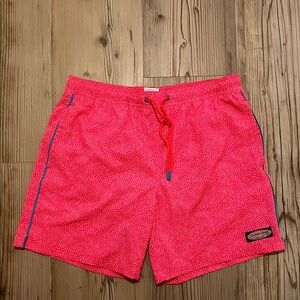 Vineyard Vines Coral Swim Trunks